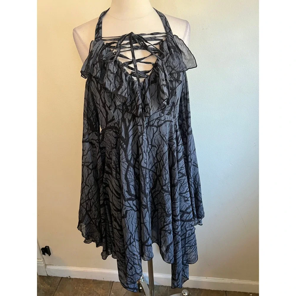 Killstar Adalyn Halter Dress - Picture 3 of 7